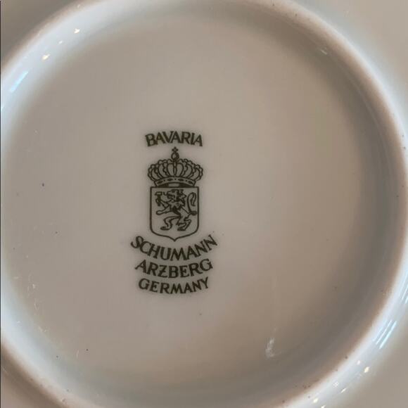 Vintage Germany cabinet shelf fruit plate platter white & grapes display serving - Picture 6 of 7